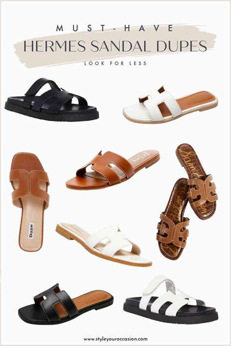 copy hermes sandals|Hermes dupe sandals primark.